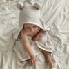 badcape baby MINUMINI beige bamboe online kopen